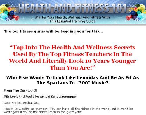 Wellness, Fitness and You PLR Ebook - Private Label Rights