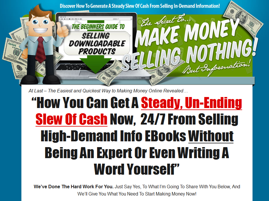 FREE BONUS~Make Money Selling Nothing!+Resell Rights Online Business 