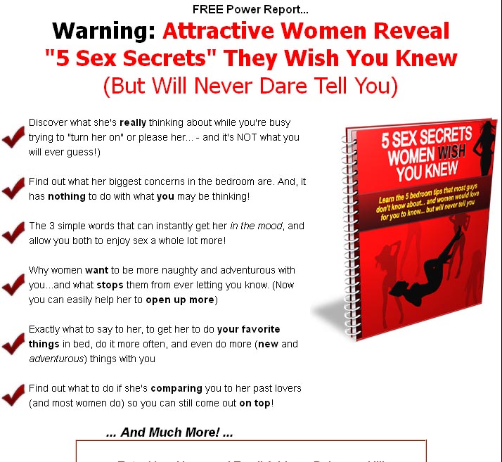 New Plr 5 Sex Secrets Women Wish You Knew Plr Ebook Download