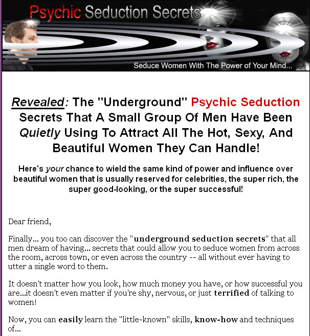 Psychic Seduction Pdf