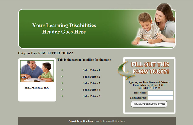 ADD Learning Disabilities PLR Autoresponder Email Series