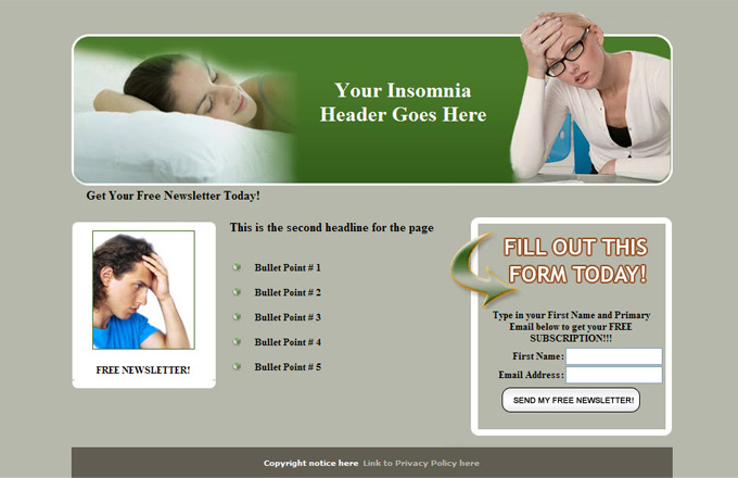 Insomnia PLR Autoresponder Email Series