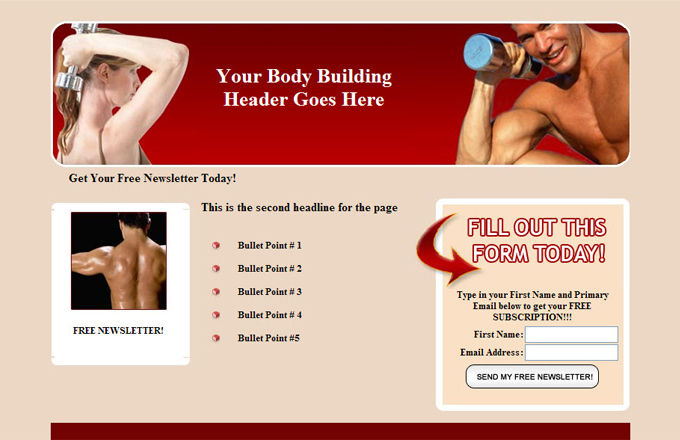 Body Building PLR Autoresponder Email Series