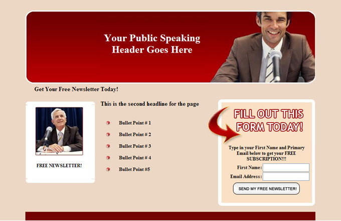 Public Speaking PLR Autoresponder Email Series