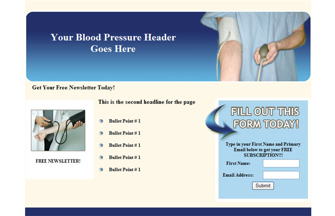 Hypertension PLR Autoresponder Email Series
