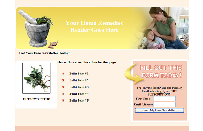 Home Remedies PLR Autoresponder Email Series