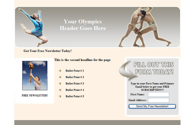 Olympics PLR Autoresponder Email Series