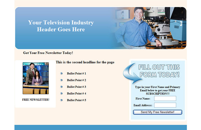 Television PLR Autoresponder Email Series