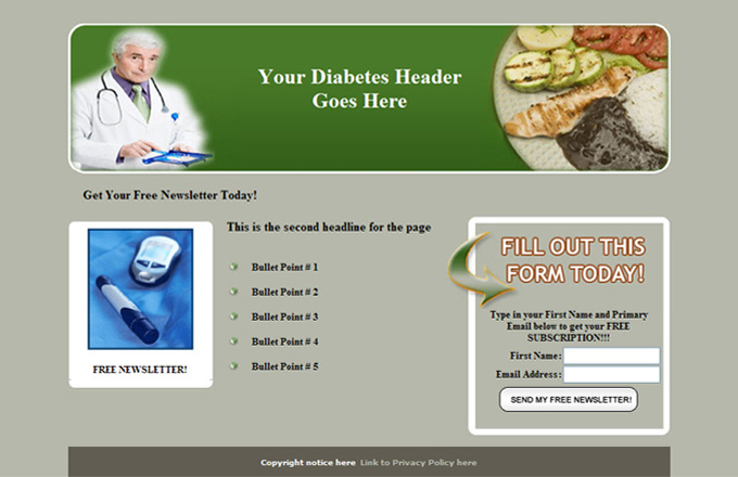 Diabetes PLR Autoresponder Email Series