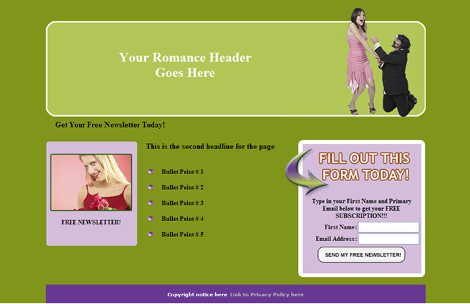 Romance PLR Autoresponder Email Series