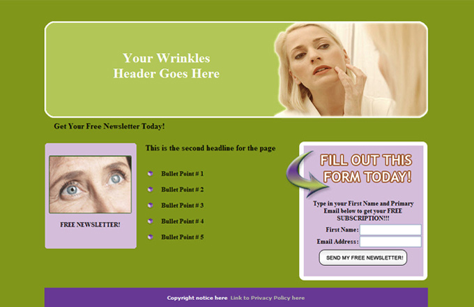 Wrinkles PLR Autoresponder Email Series