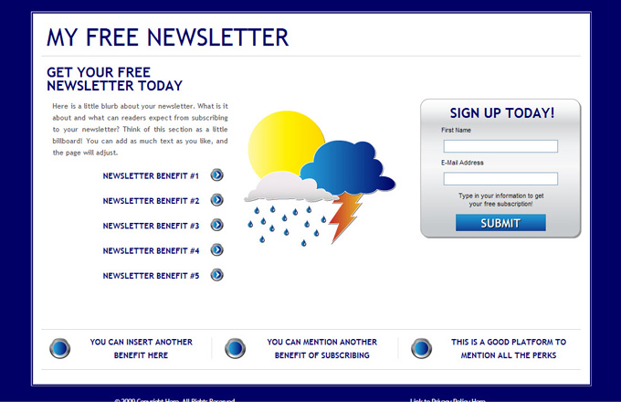 Weather PLR Autoresponder Email Series