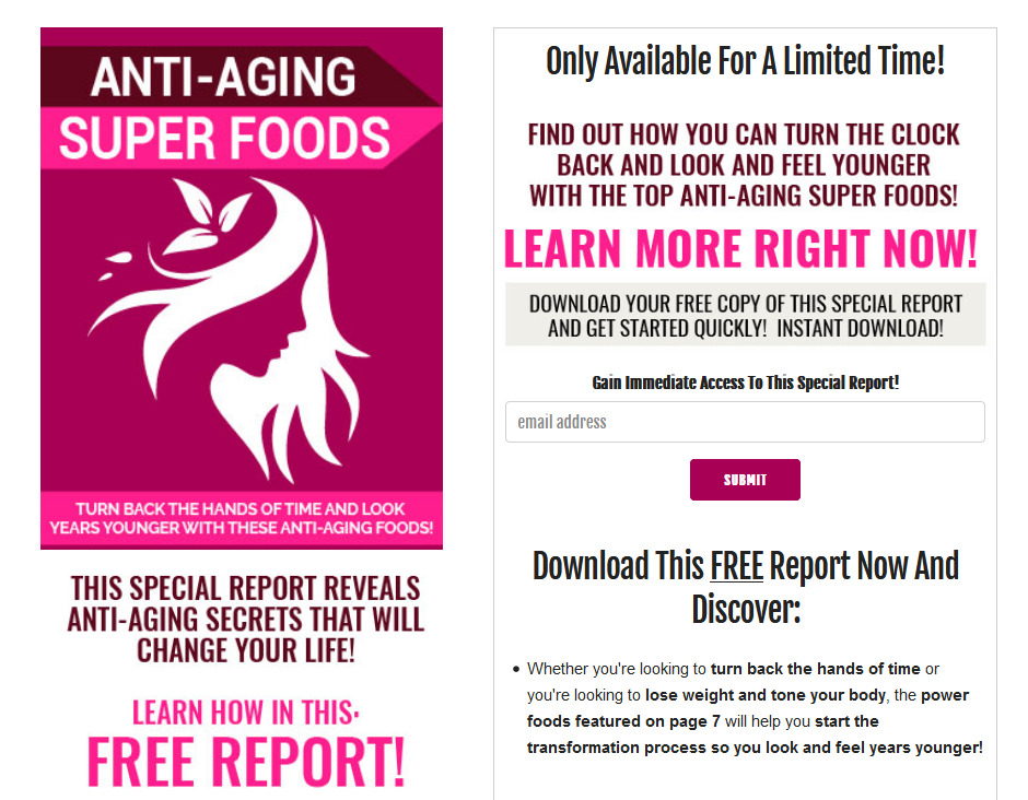 anti aging plr