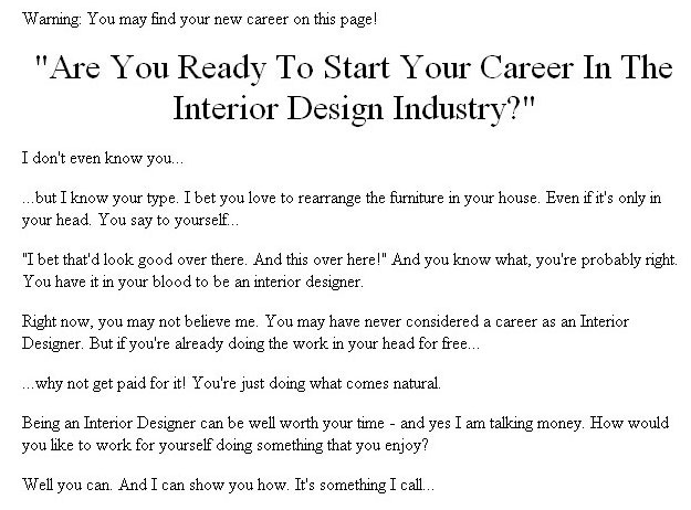 How To Break Into The Interior Design Industry Plr Ebook